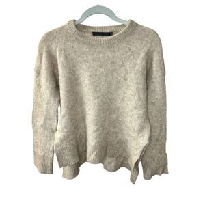 Jenny Kayne Alpaca Beige Pullover Sweater Medium